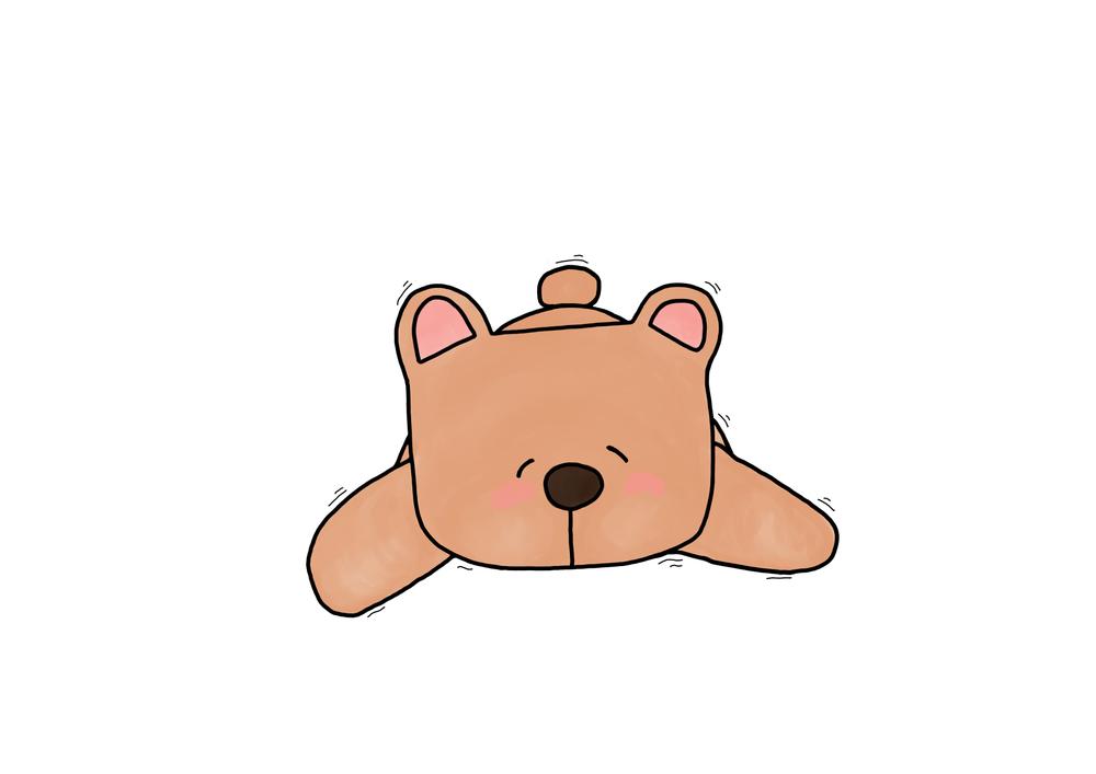 韓国マカロン専門店「mindeulle」クマのキャラクターデザイン