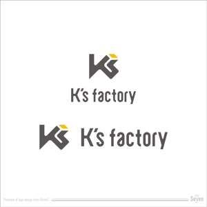 Seven7 (Seven7)さんの建設会社「K's factory」のロゴへの提案
