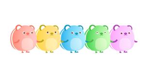 s2-design (s2-design)さんの韓国マカロン専門店「mindeulle」クマのキャラクターデザインへの提案