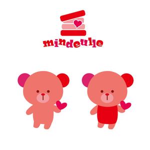HF (h__f)さんの韓国マカロン専門店「mindeulle」クマのキャラクターデザインへの提案