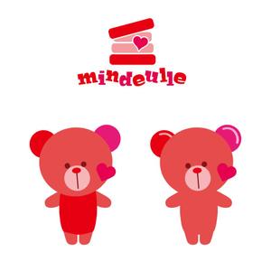 HF (h__f)さんの韓国マカロン専門店「mindeulle」クマのキャラクターデザインへの提案