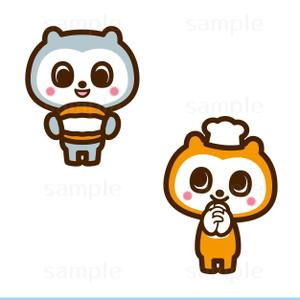 THE_watanabakery (the_watanabakery)さんの韓国マカロン専門店「mindeulle」クマのキャラクターデザインへの提案