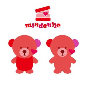 HF (h__f)さんの韓国マカロン専門店「mindeulle」クマのキャラクターデザインへの提案