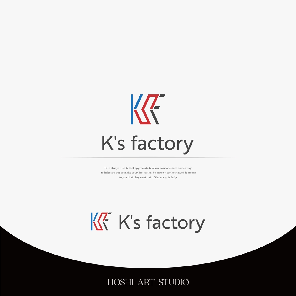 建設会社「K's factory」のロゴ