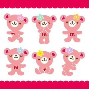 PIPPI (pippi)さんの韓国マカロン専門店「mindeulle」クマのキャラクターデザインへの提案