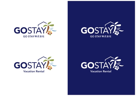 ainogin (ainogin)さんの沖縄県の宿泊管理業社「GO STAY株式会社」のロゴへの提案
