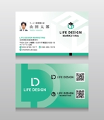 T_K Design (kazu_katayama)さんの就労支援事業所の名刺デザインへの提案