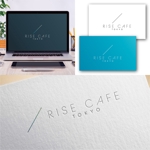 Hi-Design (hirokips)さんのデリ・カフェのお店　「RISE CAFE TOKYO」のロゴ作成への提案