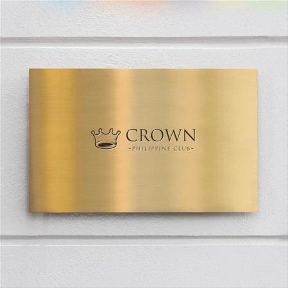 フィリピンクラブ　CROWNのロゴデザイン