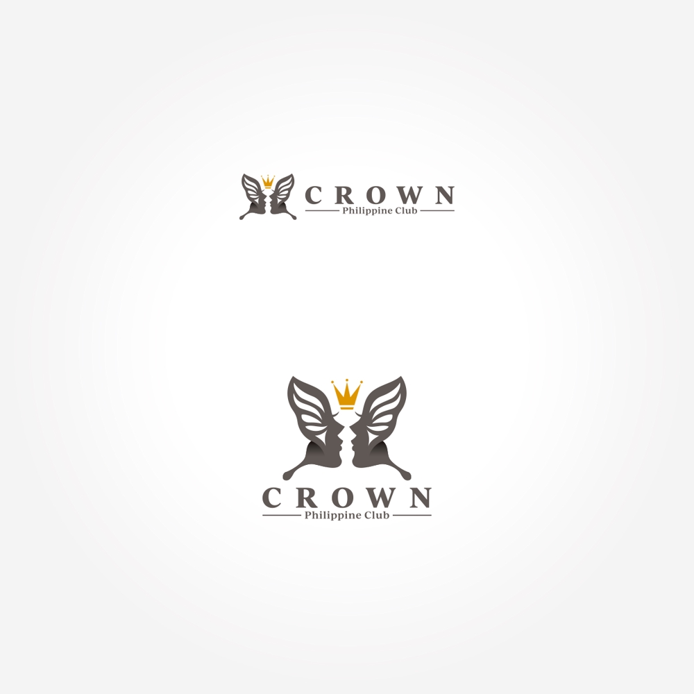 フィリピンクラブ　CROWNのロゴデザイン