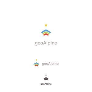 途理tori. (toritoritori3)さんの温泉熱活用「geoAlpine（ジオアルピーヌ）合同会社」のロゴへの提案