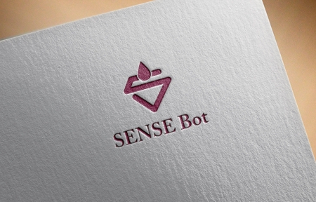 haruru (haruru2015)さんのワイン用の味検査デバイス「SENSE Bot」のロゴへの提案
