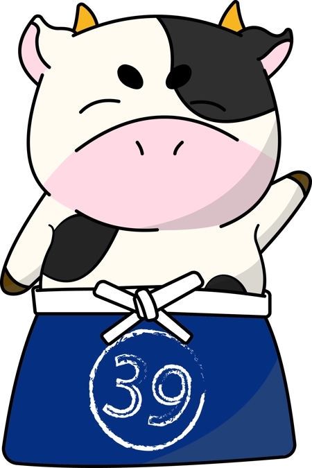 新海健太 (Bagu_Ken3)さんの郊外ファミリー対応型【焼肉店】のロゴ（牛のイラスト）への提案