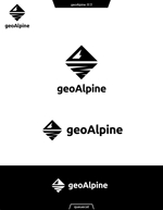 queuecat (queuecat)さんの温泉熱活用「geoAlpine（ジオアルピーヌ）合同会社」のロゴへの提案