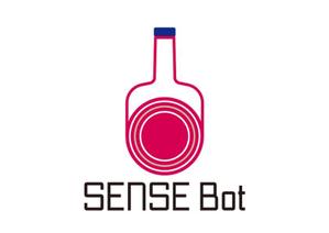 tora (tora_09)さんのワイン用の味検査デバイス「SENSE Bot」のロゴへの提案