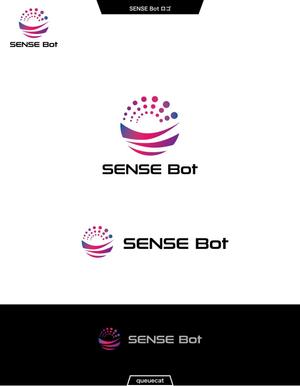 queuecat (queuecat)さんのワイン用の味検査デバイス「SENSE Bot」のロゴへの提案