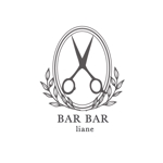 株式会社Artere (T0NE)さんの理容室BAR BAR lianeのロゴへの提案
