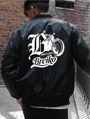 K-J (king_j)さんのバイクチームジャケットの背中に入れるネーム、もしくはロゴへの提案
