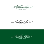 yu (s_yurika_333)さんのアロマサロン「Authentic」のロゴへの提案