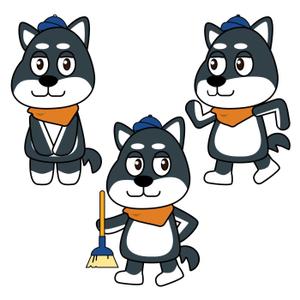 syakeyama (syakeyama_0204)さんの企業のキャラクターデザイン募集（黒柴のポップなデザインをお願いします）への提案