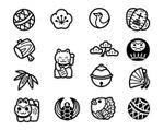 おかざわ (okazawa)さんの【初心者歓迎】干菓子の形を、アイコンのような簡単なイラストにしてください！への提案