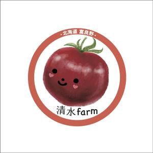 thyna_illustration (thyna_illustration)さんのミニトマト農園のロゴ作成への提案