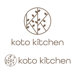 j-design (j-design)さんの飲食店（カフェ・居酒屋）「koto kitchen」のロゴ作成への提案