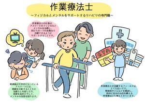 ひととき (Akao)さんの「作業療法士の仕事・役割」について書かれた原稿の挿絵を募集します！への提案