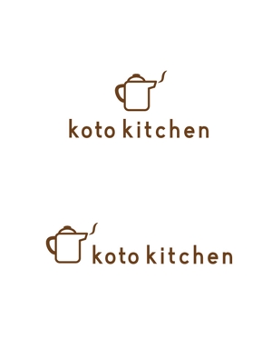 arie (arie7)さんの飲食店（カフェ・居酒屋）「koto kitchen」のロゴ作成への提案