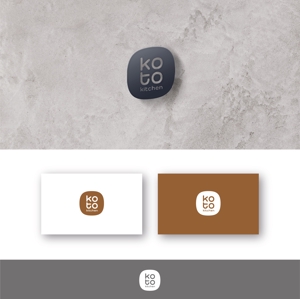 SSH Design (s-s-h)さんの飲食店（カフェ・居酒屋）「koto kitchen」のロゴ作成への提案