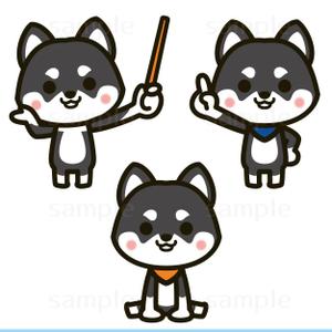 THE_watanabakery (the_watanabakery)さんの企業のキャラクターデザイン募集（黒柴のポップなデザインをお願いします）への提案