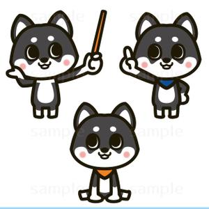 THE_watanabakery (the_watanabakery)さんの企業のキャラクターデザイン募集（黒柴のポップなデザインをお願いします）への提案