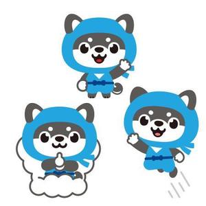 D-Cafe　 (D-Cafe)さんの企業のキャラクターデザイン募集（黒柴のポップなデザインをお願いします）への提案