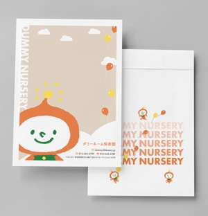 やもとテツヤ (yamoto_tetsuya)さんの保育園の封筒デザイン（角２封筒）への提案