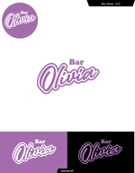 queuecat (queuecat)さんのバー「Bar Olivia」のロゴへの提案