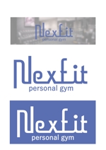 那由多計画 NAYUTA PROJECT (che-disegno)さんのパーソナルトレーニングジム『Nexfit』のロゴ（商標登録なし）への提案
