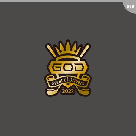 neomasu (neomasu)さんのゴルフ（ドラコン）のメディア掲載用「GOD」のロゴへの提案