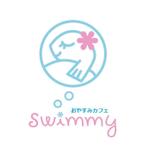 a-gabrielさんの「おやすみカフェ　swimmy」の看板ロゴ作成への提案