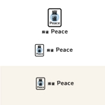 U design  (u__design)さんの麻雀Peaceのロゴ作成依頼への提案