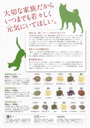 thunderkun (mitamurakuniaki)さんのハーブのサプリメントのチラシ(片面印刷)のデザインの依頼への提案