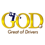 u_yasu (eparuworld)さんのゴルフ（ドラコン）のメディア掲載用「GOD」のロゴへの提案