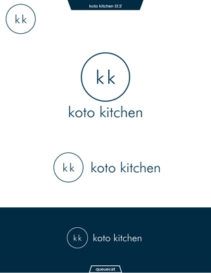 queuecat (queuecat)さんの飲食店（カフェ・居酒屋）「koto kitchen」のロゴ作成への提案