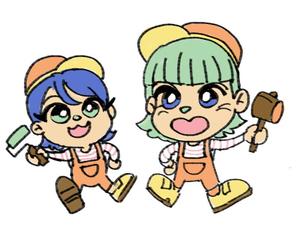 イラストや動画編集、ご対応可能です (Borno8)さんのリフォーム会社の似顔絵風キャラクター作成への提案