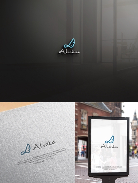 NJONESKYDWS (NJONES)さんの新設会社「株式会社アレッタ」のロゴへの提案