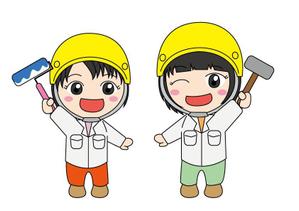 NOBU ()さんのリフォーム会社の似顔絵風キャラクター作成への提案