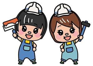 ホンダ ルルル (astrrraea)さんのリフォーム会社の似顔絵風キャラクター作成への提案