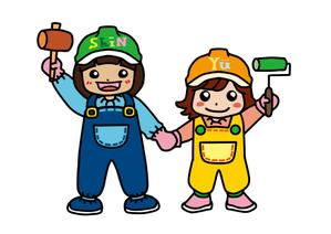 A-sa【アサ】 (DoN-run)さんのリフォーム会社の似顔絵風キャラクター作成への提案