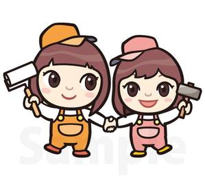 aureolin86 (aureolin86)さんのリフォーム会社の似顔絵風キャラクター作成への提案