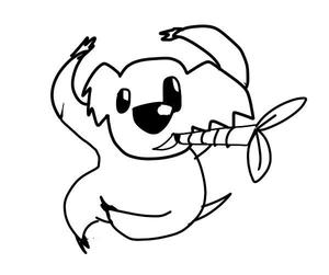 さんのコアラのゲームキャラクターデザインへの提案