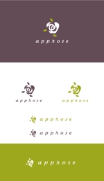 smoke-smoke (smoke-smoke)さんの美容系サロンの会社の「approse 」のロゴへの提案